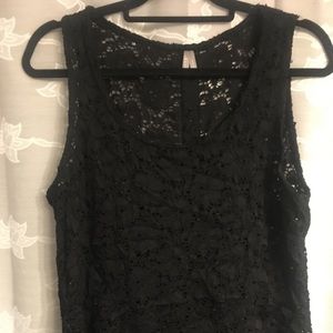 Lace tank top